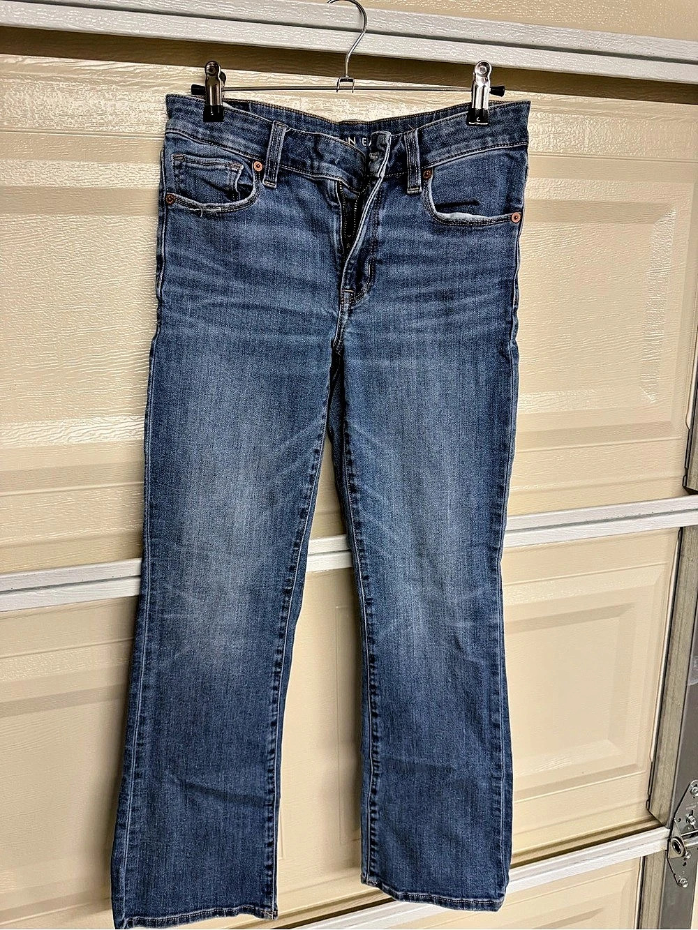 American Eagle Bootcut Super Stretch Jeans Blue Size 6 Short
